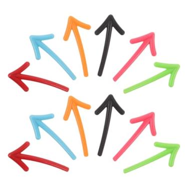 Imagem de SEWACC 12 peças de ímãs de seta adesivos de geladeira adesivos magnéticos para quadro de notas ímãs setas magnéticas para cozinha, escritório, sala de aula