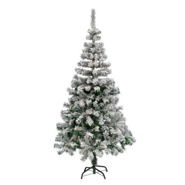 Imagem de Árvore Natalina 350 Galhos Verde e Branca 150 cm