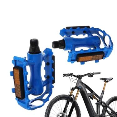 Imagem de Pedais de Ciclismo | 2 Pedais de Substituição - Com Adaptador Extensor Para Substituição De Pedal Antiderrapante - Para Pedivela Adultos e Séniores Bicicleta de