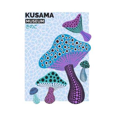 Imagem de Impressões Em Tela De Abstrato De Abóbora E Macaco De Yayoi Kusama, Ar