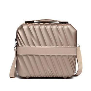 Imagem de Frasqueira Viagem Yins Rígida ABS Média Dourado, Único, Dourado