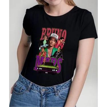 Imagem de Camiseta Camisa Adulto Masculina Feminina Algodão Bruno Mar s Música P