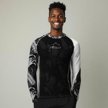 Imagem de Camiseta Estampada Masculina Uv50 Manga Longa Praia Verão/Outono - Eve