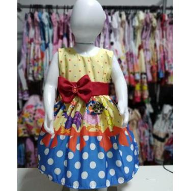 Imagem de Vestido Galinha Pintadinha Personagens Liquidação - Jujuba kids, PP1