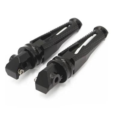 Imagem de Anti-derrapante Apoios para os pés para CBR600RR F5 CBR1000RR CBR600 CBR 600 RR 1000 F4 F4I Pedaleiras traseiras(Preto)