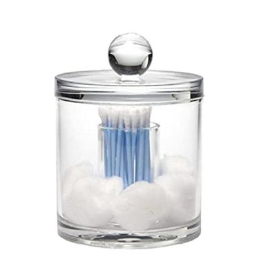 Imagem de Porta Cotonete e Algodão em Acrílico, Acrílico Store, Transparente, Médio