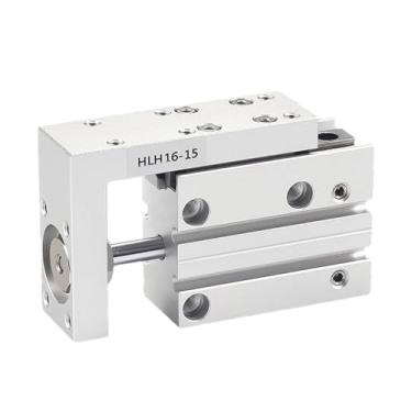Imagem de HLH6/10/16/20 Pistão de cilindro pneumático tipo trilho lateral pneumático 10S/15S/20S/30S/40S/50S (curso 10 mm)