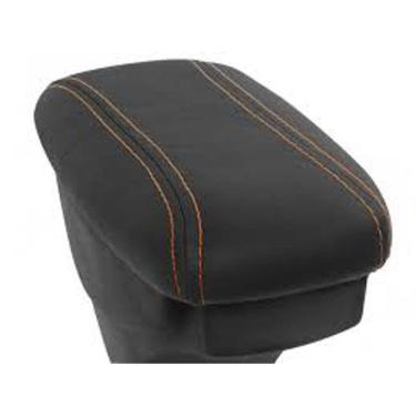 Imagem de Apoio de braço Tracker tecido preto com a costura laranja