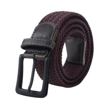 Imagem de Cinto Tático Masculino De Lona Com Fivela De Metal E Elástico Para Cal