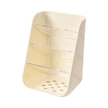 Imagem de Suporte De Canetas Transparente Multifuncional Para Mesa, Organizador 