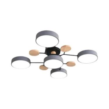 Imagem de Luminária Pendente LED Moderna Para Sala De Estar, Quarto, Estudo, Ilu