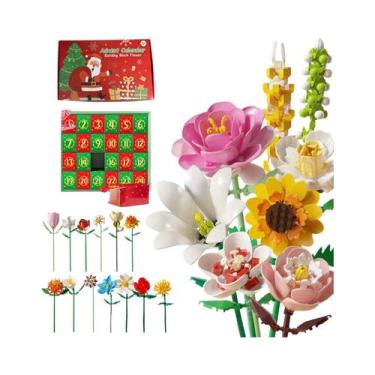 Imagem de Blocos De Montar Buquê De Flores De Girassol, Calendário Do Advento De