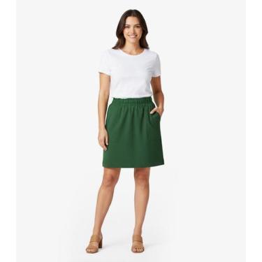 Imagem de Saia Feminina em Molicotton Infinita Cor Verde, G, Verde