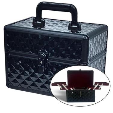 Imagem de Maleta Maquiagem Profissional Vazia Media Adulto Infantil Para Manicur