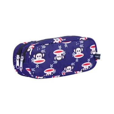 Imagem de Estojo 2 Compartimentos Paul Frank 17t01 Azul 071591-04 Sestini