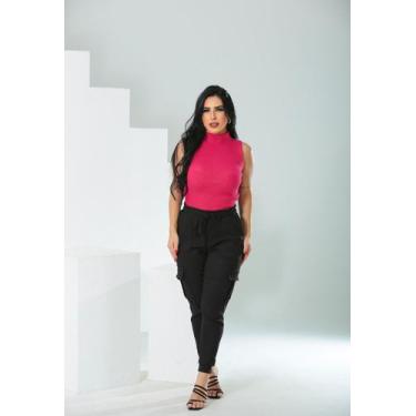 Imagem de Calça Cargo Preto()-P -  bembemstore