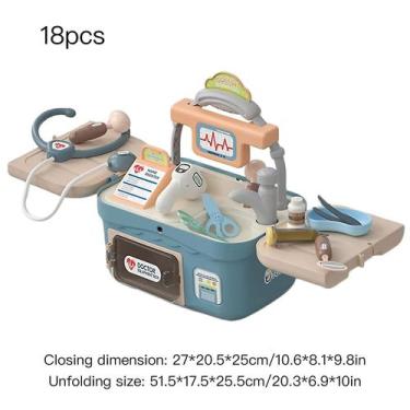 Imagem de 18 unidades de kits médicos suspensos portáteis, brinquedos - Gloome S