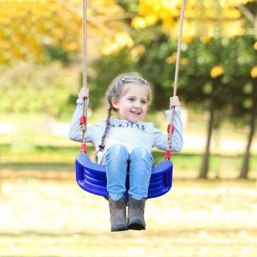 Imagem de Assento giratório para crianças Tree Swing ao ar livre e interno com c