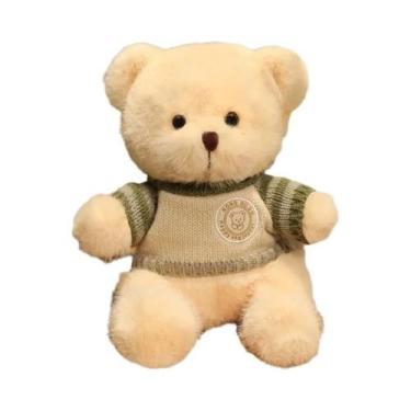 Imagem de Urso De Pelúcia Com Suéter De Coração De 20cm Para Meninos E Meninas, 