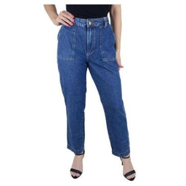 Imagem de Calça Feminina Tharog Jeans Mom - 1984-Feminino