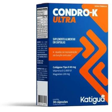 Imagem de Condro-K Ultra Colágeno Tipo II 40mg + Vaitamina D + Magnésio Katiguá 