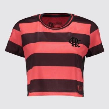 Imagem de Cropped Flamengo  Feminino Listrado-Feminino