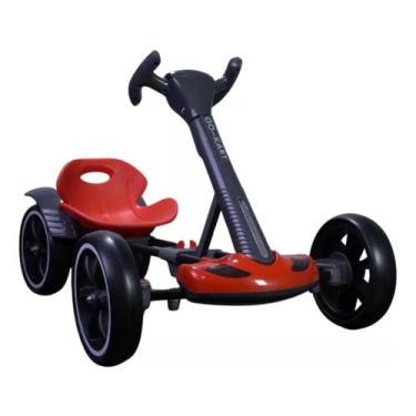 Imagem de Kart eletrico infantil dobravel ate 65kg com led e controle - xcell -,