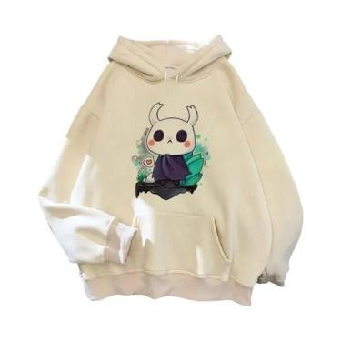 Imagem de Hoodies Masculinos Hollow Knight Ulzzang Grunge Y2k Estilo Estético, P