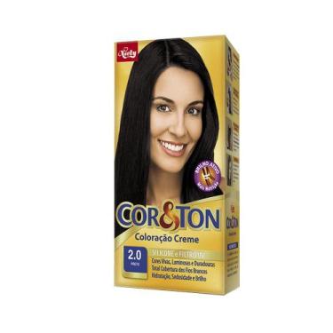 Imagem de Tintura Cor E Ton Mini Kit N2.0 Preto - LOREAL TINTURA