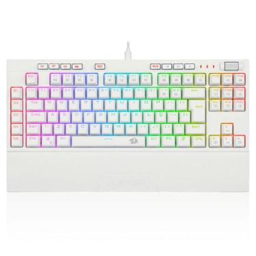 Imagem de Teclado Mecânico Gamer Redragon Broadsword Pro ABNT2 Switch Blue Óptic