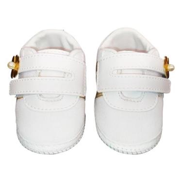 Imagem de Calçado Tênis Bebe Kids Baby Dourado Tam 14 ao 17 Mini Diva - anjo da 