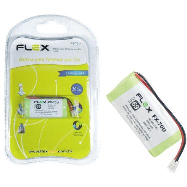 Imagem de Bateria para telefone sem fio 600mAh Flex FX-70U Tipo 69