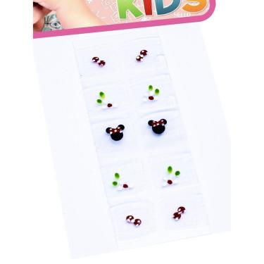 Imagem de Kit 50 Adesivos De Unha Kids Artesanal, Arte Sedução