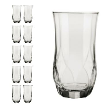 Imagem de Jogo 10 Copos Ópera Duravel 360ml Redondo Transparente Nadir