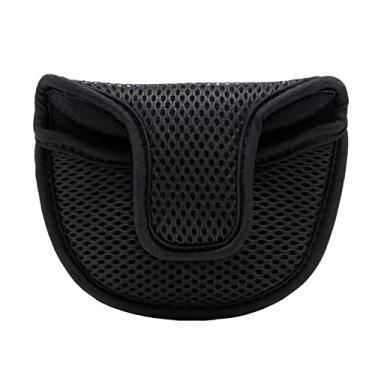 Imagem de Capa de taco de malha leve para taco de golfe Protetor de taco de taco de malha para Odyssey 2ball Scotty Cameron Futura Ping Taylormade (Preto)