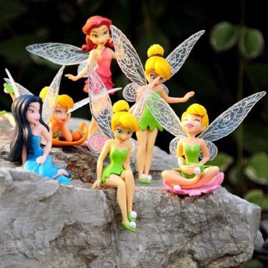 Imagem de Kit 6 Bonecas Tinkerbell Fadas Tinker Bell Fadinhas Sininho