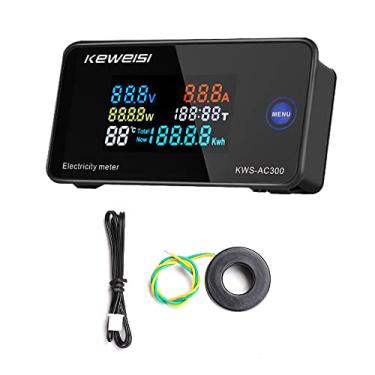 Imagem de Tingpai AC50-300V Voltímetro Amperímetro Potência Corrente Tensão Tempe tu U ade Dispositivo de medição 10A / 100A Close-CT Open-CT Opcional