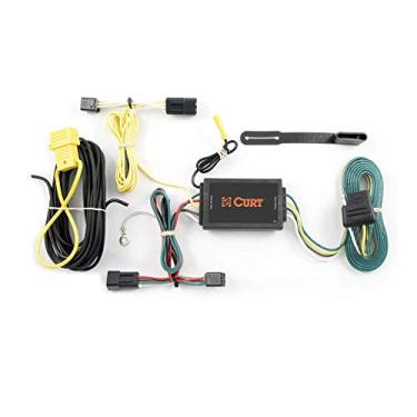 Imagem de Curt 56026 Chicote de fiação de reboque personalizado de 4 pinos no lado do veículo, serve para Saturn Vue, Chevrolet Captiva