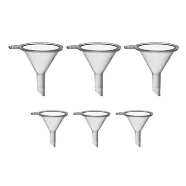 Imagem de FUNDOS Plásticos Pequenos Firefly para Enchimento de Garrafas Pequenas | Conjunto de 6 | 2 tamanhos - 2-5/16" e 1-1/8" de Largura | Arte de Areia, Óleos Essenciais, Artes e Artesanato