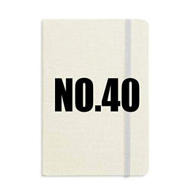 Imagem de Lucky No.40 Número Nome Notebook Capa Rígida Diário Clássico A5 Presente