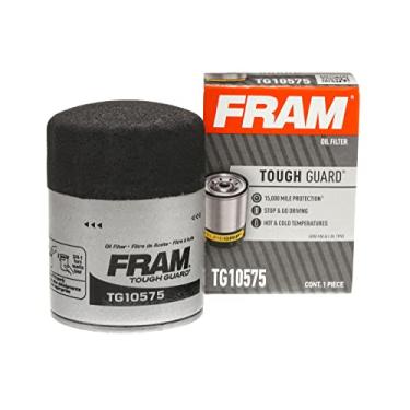 Imagem de FRAM Filtro de óleo de substituição Tough Guard TG10575, projetado para mudanças de fluxo total de intervalos com duração de até 15 mil milhas