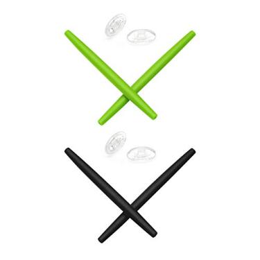 Imagem de Mryok — Protetor nasal de substituição para óculos de sol Oakley Transistor, Green & Black, One Size