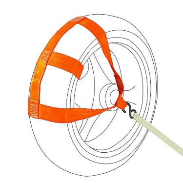 Imagem de MOTO4U Universal Motocicleta Traseira Alça de amarrar para baixo em laranja