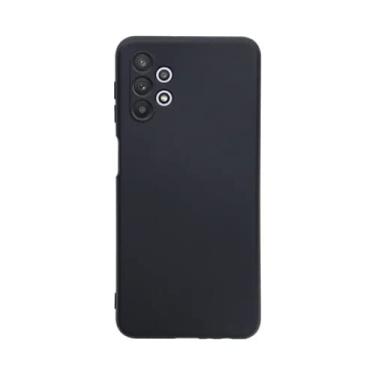 Imagem de Capinha Compatível Samsung Galaxy A32 4g Aveludada Silicone Premium Preto
