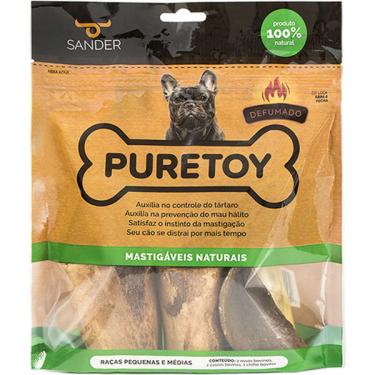 Imagem de Kit Puretoy Mastigáveis Naturais para Cães Porte Pequeno e Médio Sabor Defumado - 5 Unidades