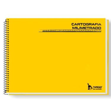Imagem de Cartografia E Milimetrado C.D. 48 Fls Tamoio - Neutro Amarelo