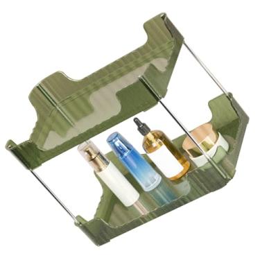 Imagem de Rack de Armazenamento de Mesa de Armazenamento de Mesa de Camada Dupla, Rack Organizador de Armazenamento de Mesa, Estrutura Estável, Organizador Multifuncional Leve para Casa,