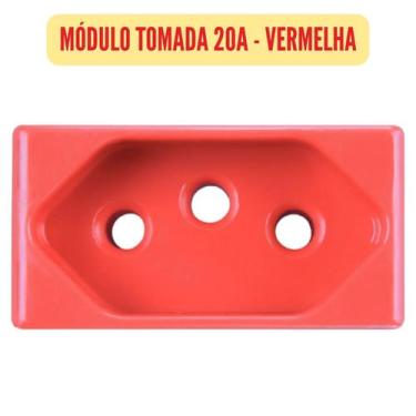 Imagem de Monte seu Kit - Módulos e Placas/Espelhos Tramontina Liz, Módulo Tomad