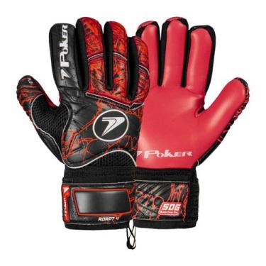 Imagem de Luva Goleiro Semi Profissional Multiterreno Corte Negativo Adapt IV Po