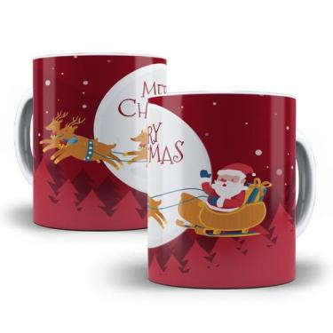 Imagem de Caneca Natal Papai Noel Porcelana Personalizada Modelo 5 - Tio da Cane